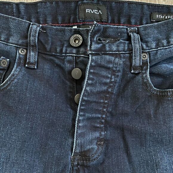 RVCA STAY STRAIGHT FIT DENIM, size 31 - Picture 3 of 9